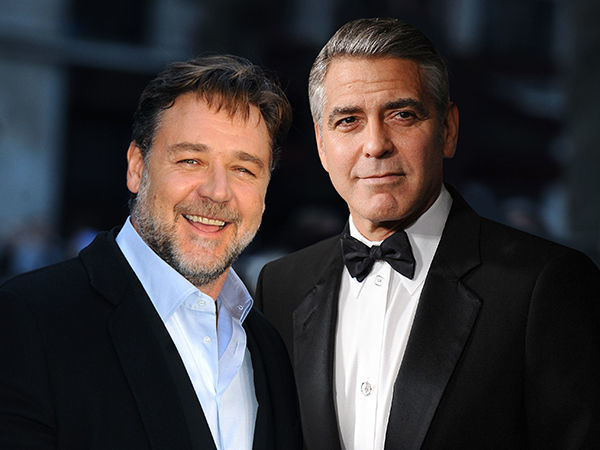 Звезды поссорились: Рассел Кроу и Джордж Клуни | Darada